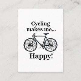 Tarjeta De Visita Bicycle Cycling Bicyclist Bike