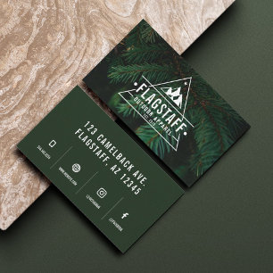 Tarjeta De Visita Bienes al aire libre de la montaña rusa moderna