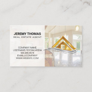 Tarjeta De Visita Bienes raíces   Cocina   Logotipo moderno