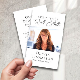 Tarjeta De Visita Bienes Raíces de Fotografía Profesional