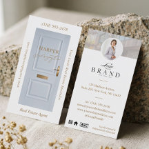 Bienes Raíces de Lujo Puerta Azul Foto Profesional