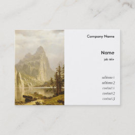 Tarjeta De Visita Bierstadt Albert Merced River Yosemite Valley