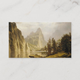Tarjeta De Visita Bierstadt Albert Merced River Yosemite Valley