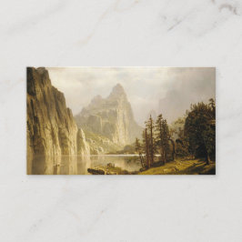 Tarjeta De Visita Bierstadt Albert Merced River Yosemite Valley