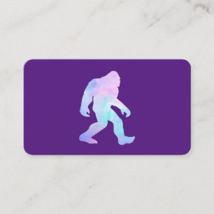 Tarjeta De Visita Bigfoot acuarela
