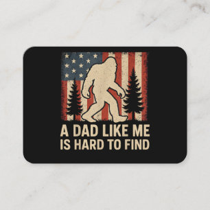 Tarjeta De Visita Bigfoot Patriótico Un Papá Como Yo Es Difícil De E