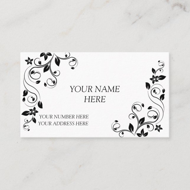 Tarjeta De Visita biglietto da visita (Anverso)