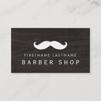 Tarjeta De Visita Bigote clásico del peluquero