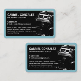 Tarjeta de visita Bilingüe Detectadora de Coches