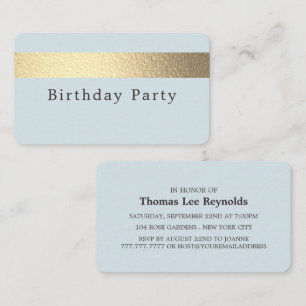 Tarjeta De Visita Billete de fiesta de cumpleaños/tira de Relieve me