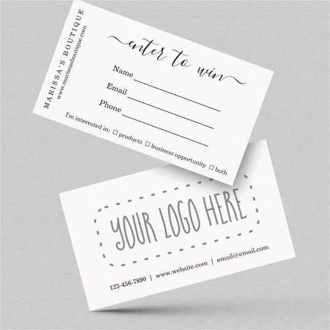 Tarjeta De Visita Billete de negocios Raffle (Subido por el creador)