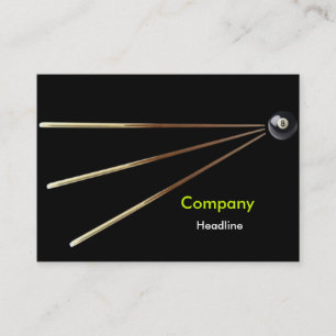 Tarjeta De Visita Billiard Business Card