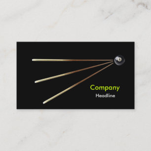 Tarjeta De Visita Billiard Business Card