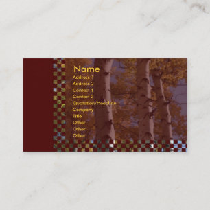 Tarjeta De Visita Birches Business Card