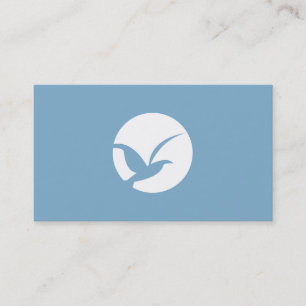 Tarjeta de visita BIRD IN CIRCLE LOGO (AZUL)
