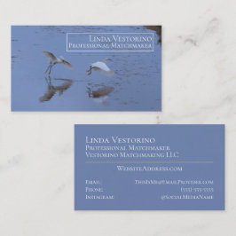 Tarjeta De Visita Birds Matchmaker Modern Outdoor Nature Template