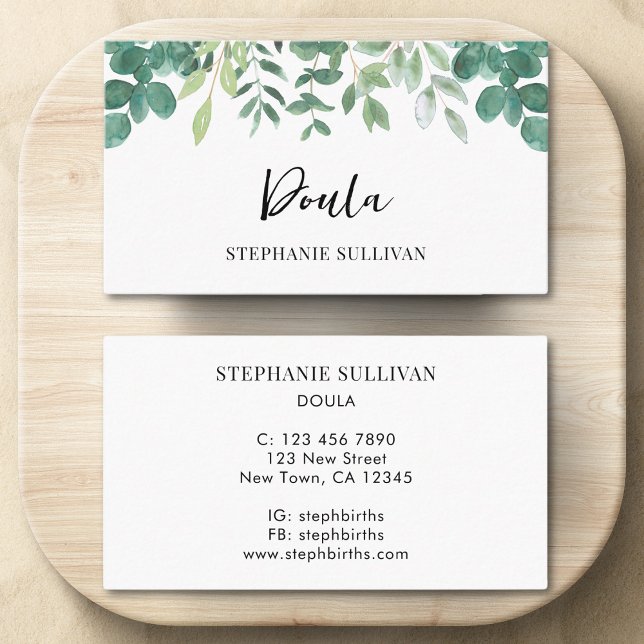 Tarjeta De Visita Birth Coach Doula (Subido por el creador)