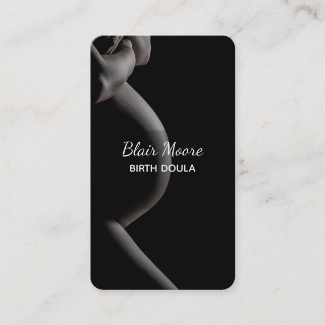 Tarjeta De Visita Birth Doula Midwife Business Card (Anverso)
