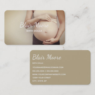 Tarjeta De Visita Birth Doula Parteras Embarazo