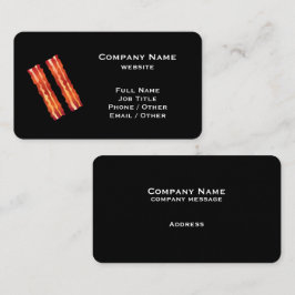 Tarjeta De Visita Black Bacon Business Card