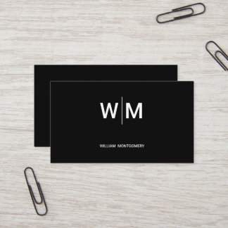 Tarjeta De Visita Black Branded Logo | Corporate Business Company