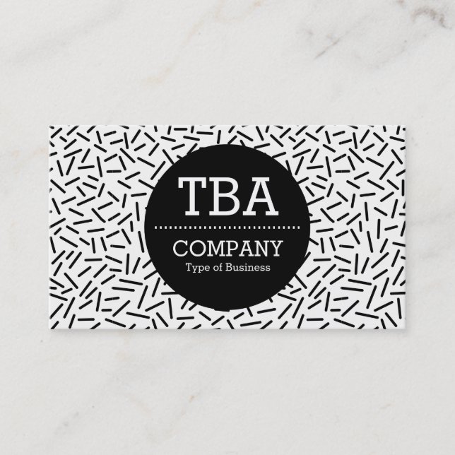 Tarjeta De Visita Black Circle v2 - Resumen 300117 (Anverso)