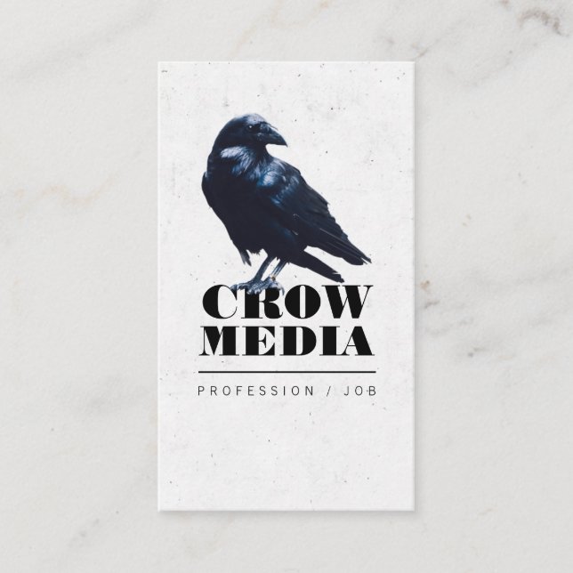 Tarjeta De Visita Black Crow (Anverso)