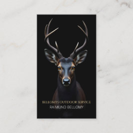 Tarjeta De Visita Black Deer Business Card