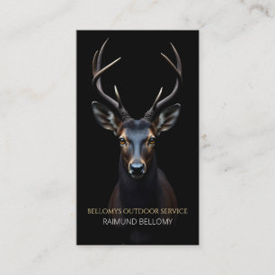 Tarjeta De Visita Black Deer Business Card