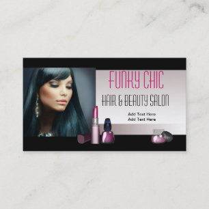 Tarjeta de visita Black Hair & Beauty Salon
