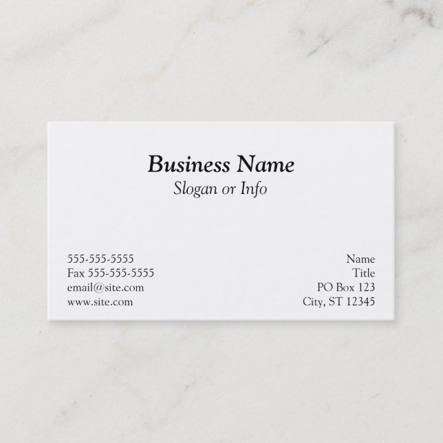 Tarjeta De Visita Black Polka Dot Business Card (Anverso)