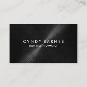 Tarjeta De Visita Black Sheen Business Card