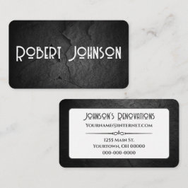 Tarjeta de visita Black Stone