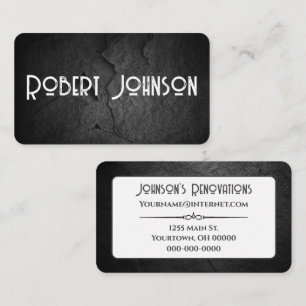 Tarjeta de visita Black Stone