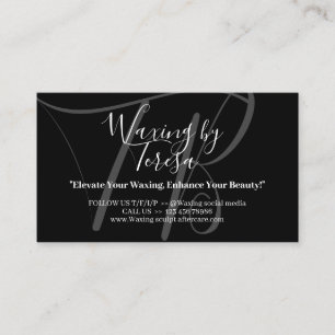 Tarjeta De Visita Black Waxy postcare doce consejos