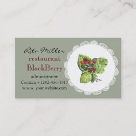 Tarjeta De Visita BlackBerry