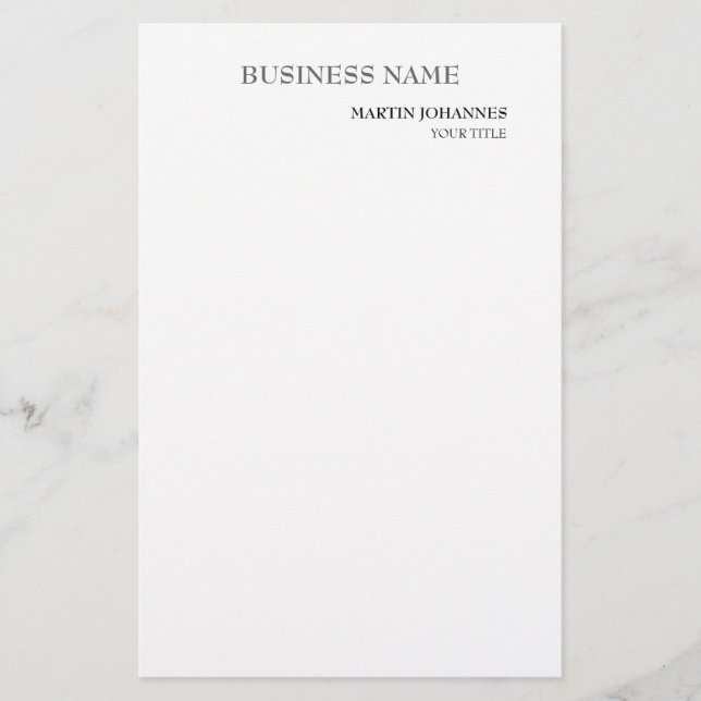 Tarjeta de visita blanca chic profesional estética (Anverso)