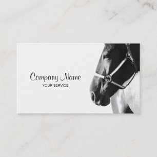 Tarjeta de visita blanca elegante de la cabeza de