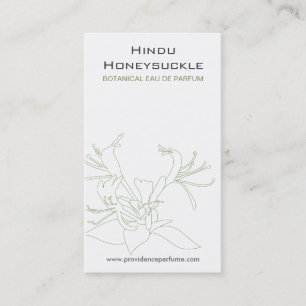 Tarjeta de visita BLANCA HONEYSUCKLE