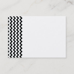 Tarjeta de visita blanca negra de los galones