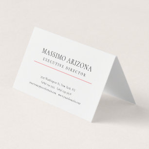 Tarjeta De Visita Blanco