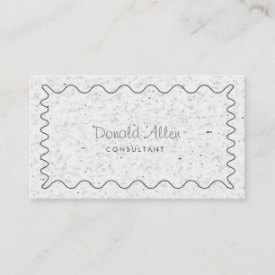 Tarjeta De Visita Blanco claro profesional Elegante Moderno Simple