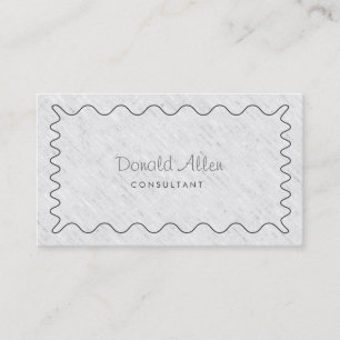 Tarjeta De Visita Blanco claro profesional Elegante Moderno Simple