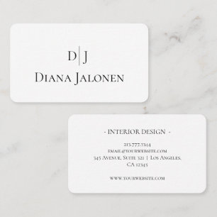 Tarjeta De Visita Blanco de Standart