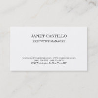 Blanco negro claro profesional moderno personal