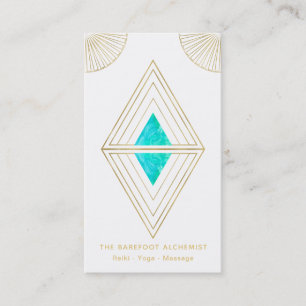 Tarjeta De Visita Blanco sagrado de la geometría de la alquimia de