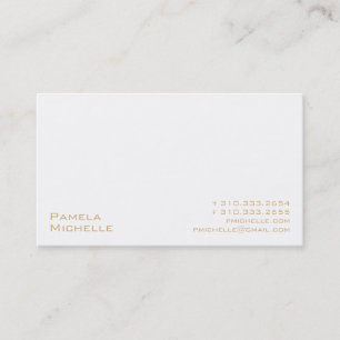 Tarjeta De Visita Blanco XXMi