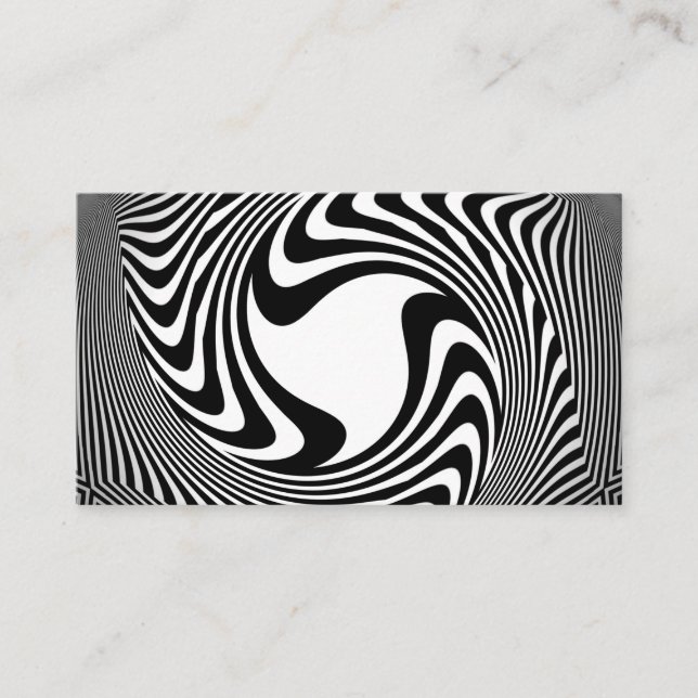 Tarjeta de visita blanco y negro del emblema del (Anverso)