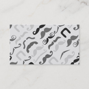 tarjeta de visita blanco y negro del monograma