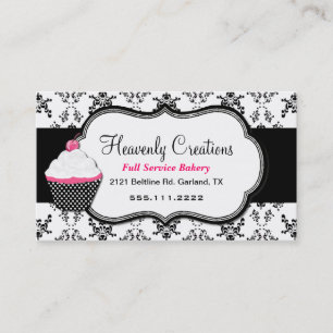 Tarjeta de visita blanco y negro elegante del